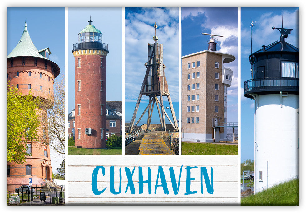 51055114 - Magnet Standard matt - "Cuxhaven" Vielmotiv