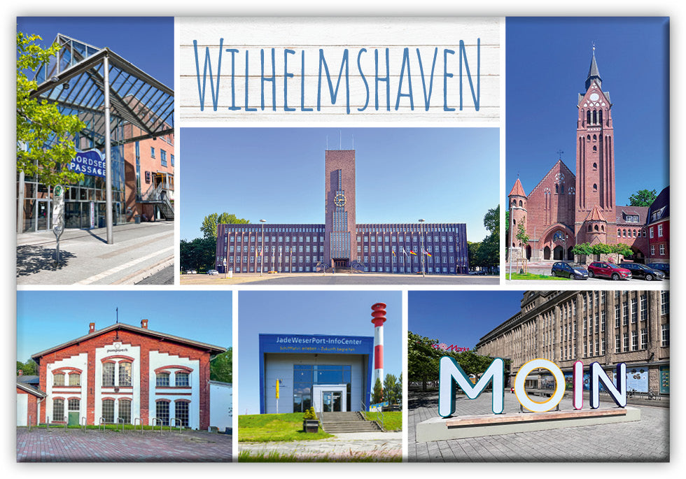 51055132 - Magnet Standard matt - "Wilhelmshaven" Vielmotiv