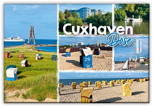 51055149 - Magnet Standard matt - "Cuxhaven" Vielmotiv