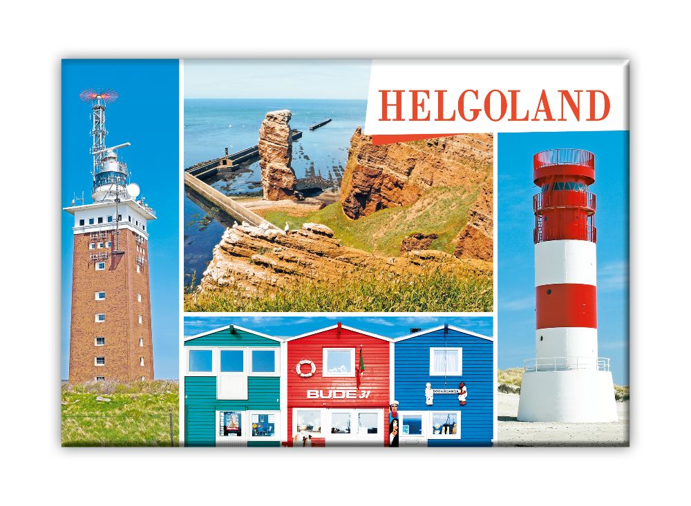 51055162 - Magnet Standard matt - "Helgoland" - Vielmotiv