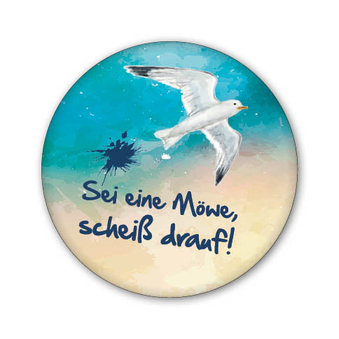 51056014 - Button Magnet klein "Scheiß drauf"