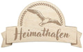 51057001 - Holzmagnet halbrund "Heimathafen"