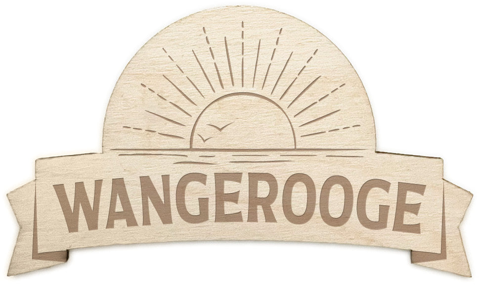 51057101 - Holzmagnet halbrund "Wangerooge"