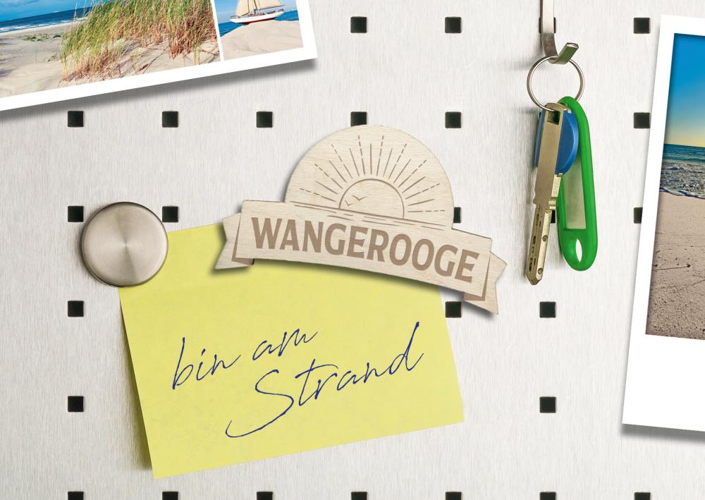 51057101 - Holzmagnet halbrund "Wangerooge"