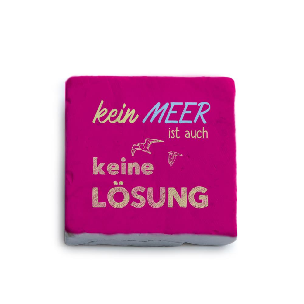 51058004 - Marmormagnet "Kein Meer ist auch keine Lösung"
