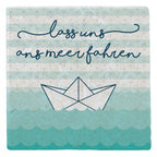 51058006 - Marmormagnet "Lass uns ans Meer fahren"