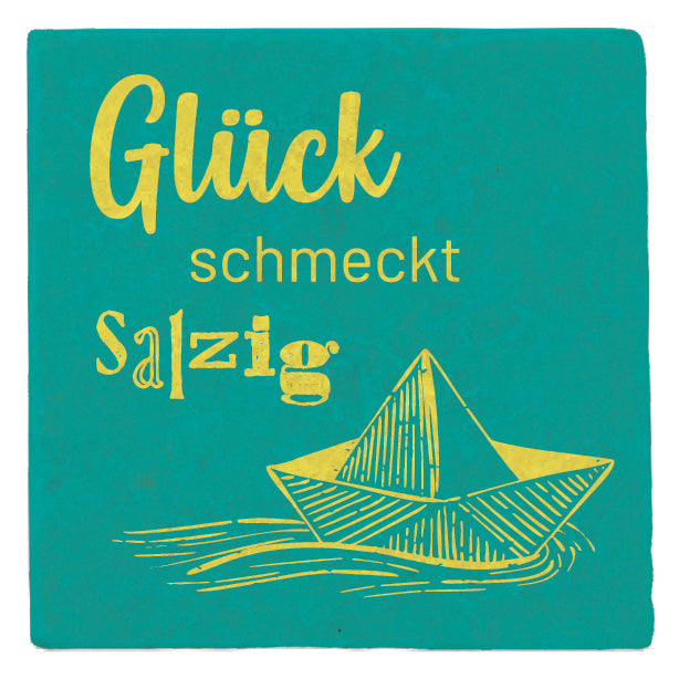 51058010 - Marmormagnet "Glück schmeckt salzig"