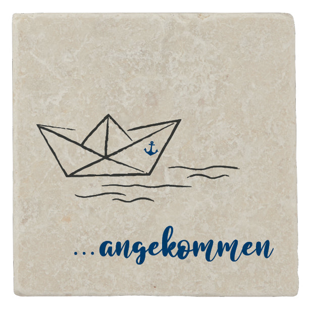 51058011 - Marmormagnet "Angekommen"