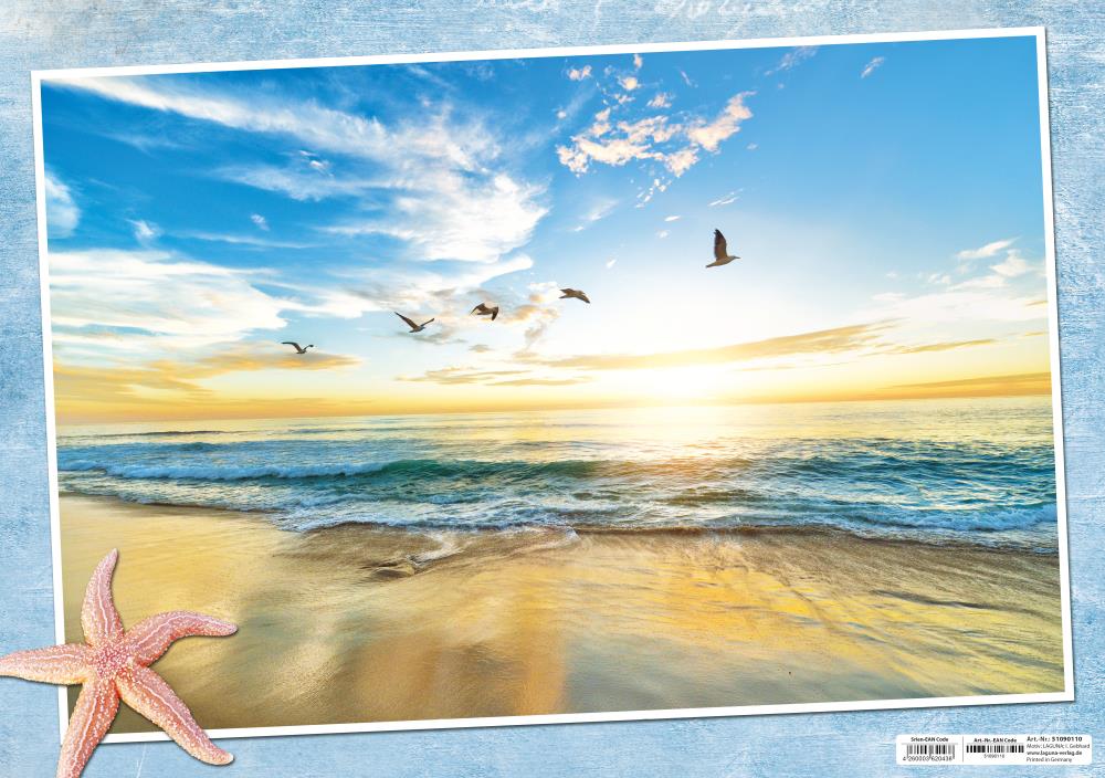 51090110 - Platzdeckchen „Nordseeinseln“