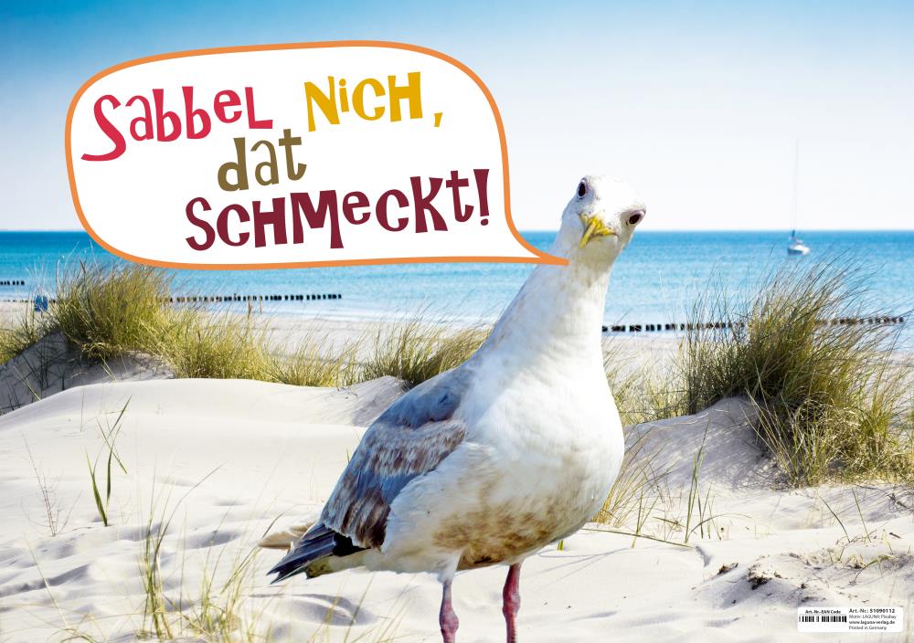 51090112 - Platzdeckchen „Sabbel nich...“