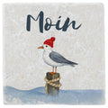 600040 - Untersetzer Marmor "Möwe Moin"