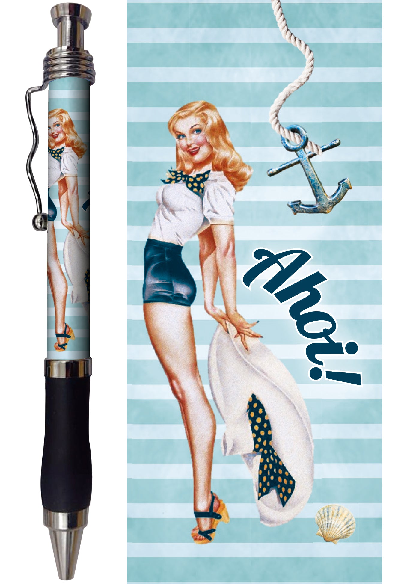 60007015 - Kugelschreiber Pin up Ahoi