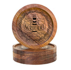 610002 - Untersetzer Holz rund "Nordlicht"