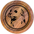 610009 - Untersetzer Holz rund "Robbe"