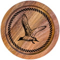 610010 - Untersetzer Holz rund "Möwe"