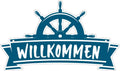 622025 - Küstenschild „Willkommen“