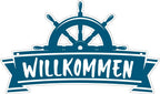 622025 - Küstenschild „Willkommen“