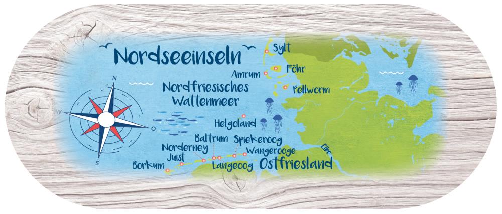 70136 - Brillenetui „Nordseeinseln“