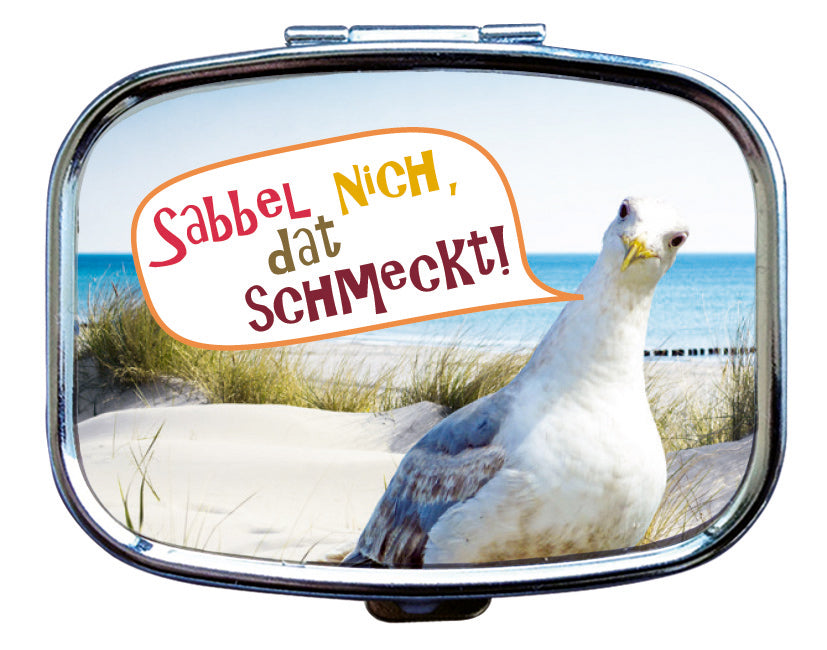 71001019 - Pillendose „Sabbel nich, dat schmeckt“