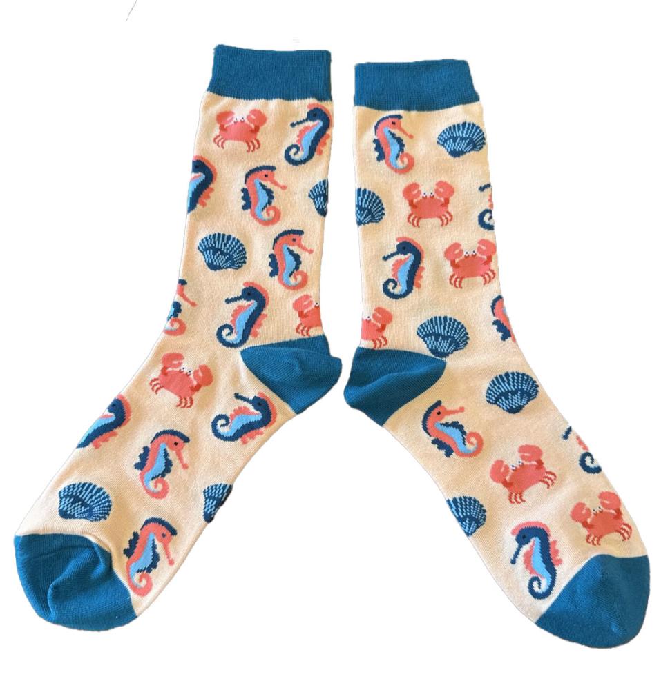 71013005 - Socken Küste "Meerestiere" Gr 36-40