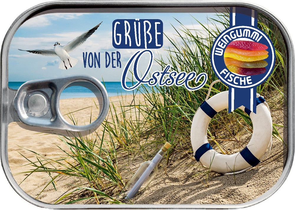 72008506 - Weingummifische in Dose "Grüße von der Ostsee"