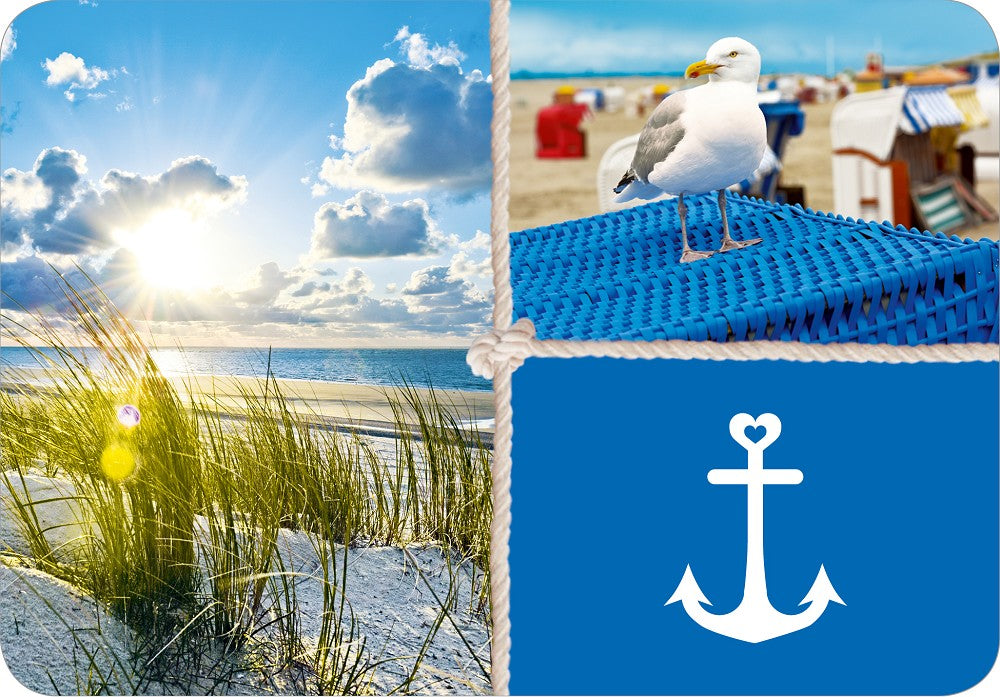 DK-KUE058 - Doppelkarte "Vielmotiv"