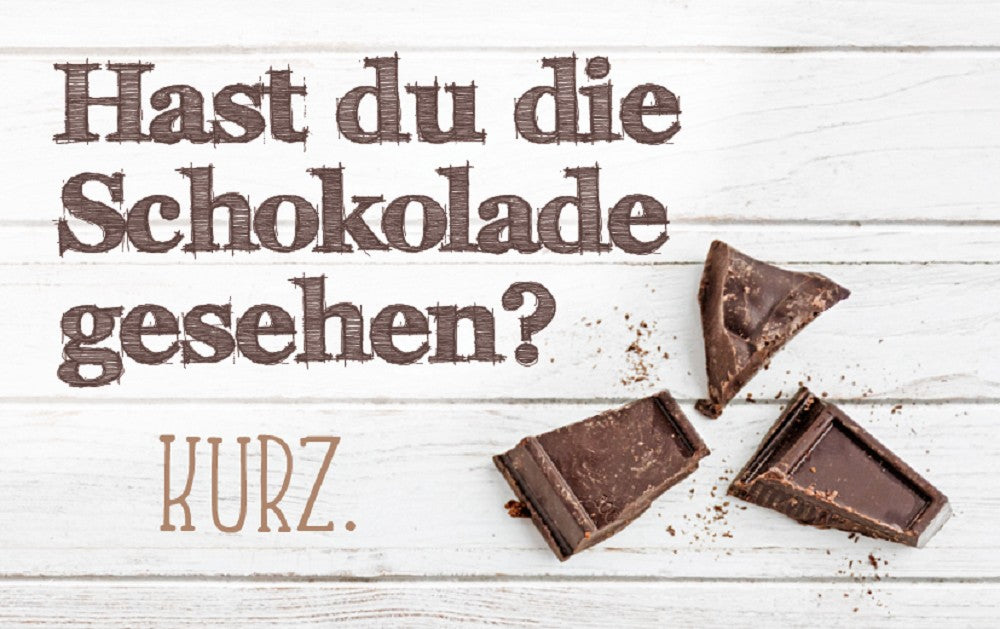 KLM1401 - KLM Acrylglasmagnet "Schokolade"