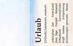 KLM1404 - KLM Acrylglasmagnet "Urlaub"