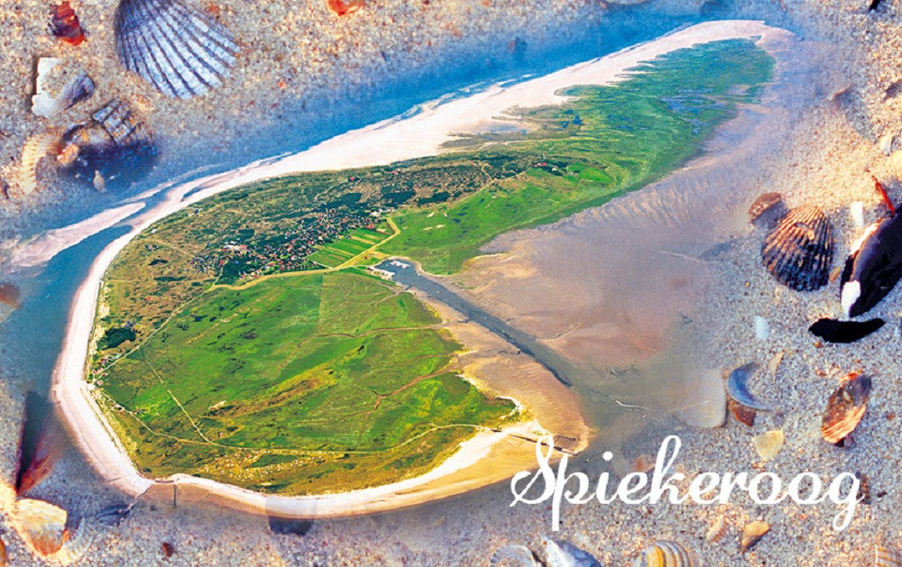 KLM1669 - KLM Acrylglasmagnet Spiekeroog