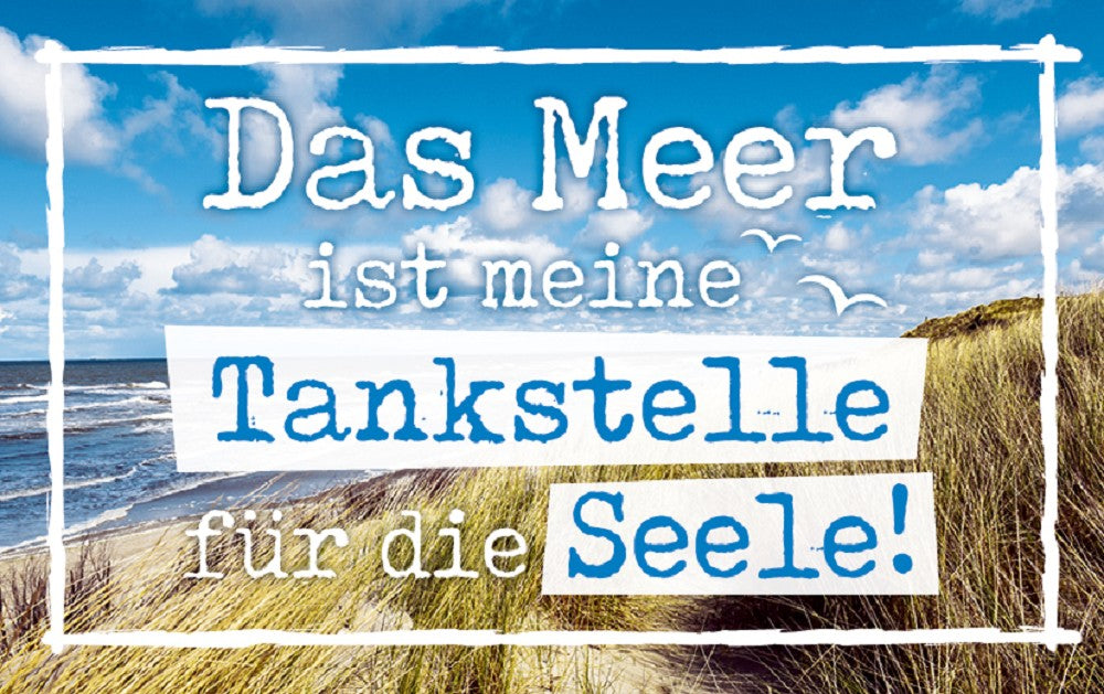 KLM1715 - KLM Acrylglasmagnet Das Meer ...