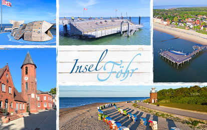 KLM1822 - KLM Acrylglasmagnet Insel Föhr