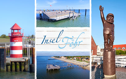 KLM1823 - KLM Acrylglasmagnet Insel Föhr