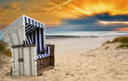 KLM786 - KLM Acrylglasmagnet Strandkorb