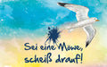 KLM791 - KLM Acrylglasmagnet "scheiß drauf ..."