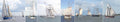 NDS048-PK - Panoramakarte Nordsee Segelschiffe