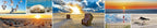NDS074-PK - Panoramakarte Nordsee Vielmotiv