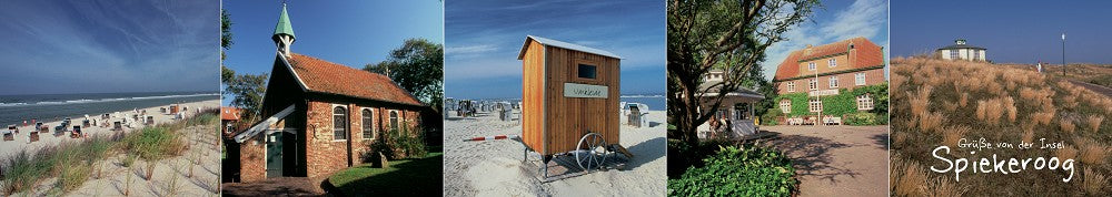 SPI009-PK - Panoramakarte Spiekeroog