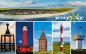 Preview: KLM1677 - KLM Acrylglasmagnet Wangerooge