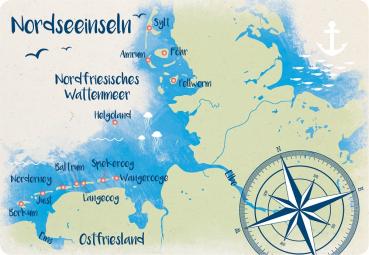 23000001 - Postkarte "Finne" Nordseeinseln
