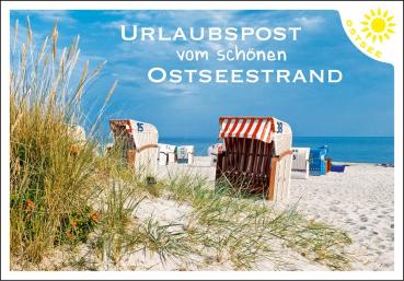 25010171 - Editions - PK Ostsee quer Strandkorb