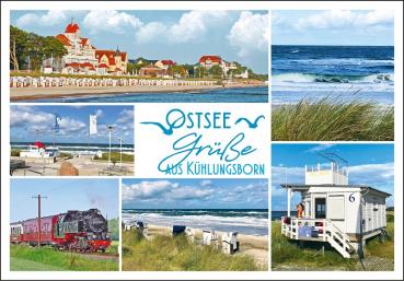 25011114 - Postkarte Ostsee Grüße „Kühlungsborn“ Vielmotiv