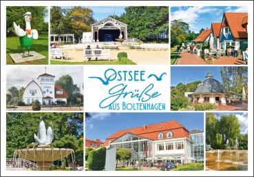 25011131 - Postkarte Ostseegrüße "Boltenhagen" Vielmotiv