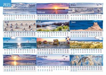 25016024 - Kalenderpostkarte "Küste 2025"