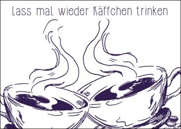 25026011 - Postkarte Küsten Gesabbel „... Käffchen trinken“