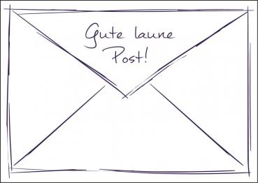 25026029 - Postkarte Küsten Gesabbel „Gute Laune Post!“