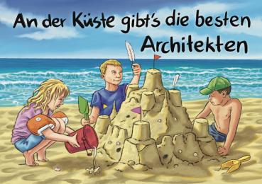 25027011 - Postkarte Küsten Cartoons "Architekten"