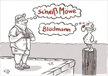 25028009 - Postkarte Norbert "Blödmann"