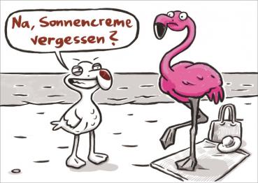 25028010 - Postkarte Norbert "Flamingo"