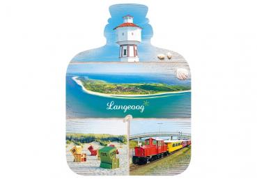 25031503 - Formpostkarte Flasche Langeoog