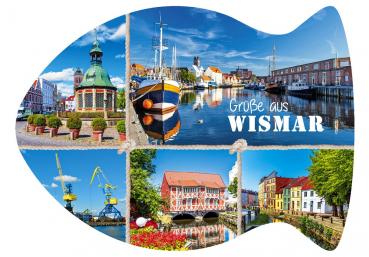 25032507 - Formpostkarte Fisch Wismar